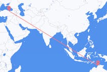 Flights from Darwin to Ordu