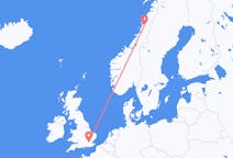 Flights from Mosjøen, Norway to London, the United Kingdom