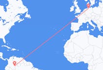 Flyreiser fra Mitú, Colombia til Hamburg, Tyskland