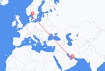 Flights from Abu Dhabi to Gothenburg
