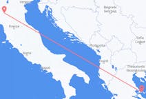 Flights from Parma, Italy to Skiathos, Greece