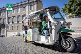 Lissabon: Halvdagstur med en privat elektrisk tuk-tuk