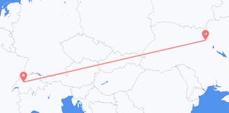 Flyreiser fra Ukraina til Sveits