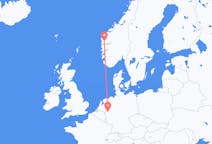 Flyrejser fra Førde i Sunnfjord, Norge til Duesseldorf, Tyskland