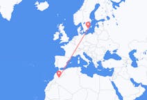 Flyrejser fra Zagora, Marokko til Kalmar, Sverige