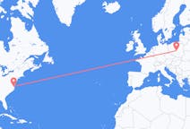 Flights from Norfolk, the United States to Łódź, Poland