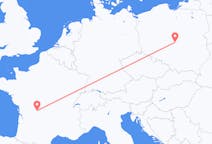 Flyrejser fra Lodz, Polen til Limoges, Frankrig