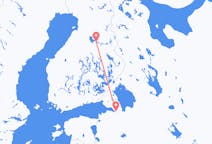 Flyreiser fra St. Petersburg, Russland til Kajana, Finland