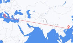 Flyreiser fra Shenzhen, Kina til Trapani, Italia