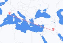 Flyrejser fra Najaf, Irak til Marseille, Frankrig