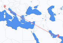 Flights from Sohar, Oman to Milan, Italy