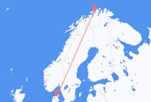 Vluchten van Hammerfest naar Aalborg