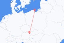 Flights from Vienna to Gdańsk