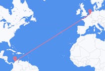 Flyreiser fra Cartagena, Colombia til Rotterdam, Nederland