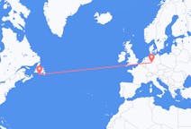 Flyreiser fra Saint-Pierre, Saint-Pierre-et-Miquelon til Kassel, Tyskland