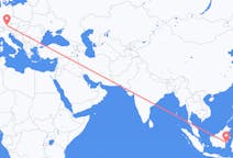 Flyrejser fra Balikpapan, Indonesien til München, Tyskland
