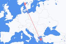 Flyrejser fra Mykonos til Göteborg