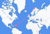 Flights from Saint Kitts, St. Kitts & Nevis to Kiruna, Sweden