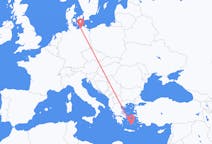 Flights from Santorini, Greece to Rostock, Germany