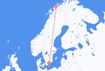 Flights from Andselv, Norway to Bornholm, Denmark