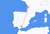 出发地 西班牙从 马拉加目的地 法国波尔多的航班