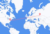 Flights from Washington, D. C. , the United States to Ufa, Russia
