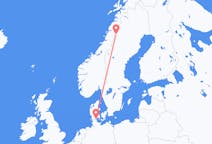 Fly fra Sønderborg til Hemavan