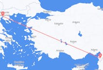 Vols depuis la ville de Province de Hatay vers la ville de Thessalonique