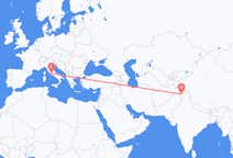 Vluchten van Srinagar, India naar Rome, Italië