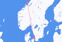 Fly fra Ørland til København