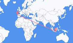 Flyg från Surabaya, Indonesien till Vigo, Spanien