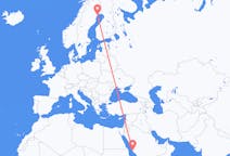 Flights from Jeddah, Saudi Arabia to Luleå, Sweden