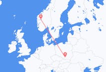 Flights from Kraków, Poland to Sogndal, Norway