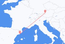 Flights from Salzburg, Austria to Barcelona, Spain