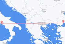Flights from Tekirdağ, Turkey to Naples, Italy