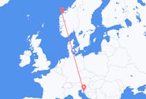 Loty z Ålesund, Norwegia do Rijeka, Chorwacja