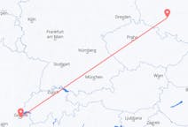 Flights from Wrocław in Poland to Geneva in Switzerland