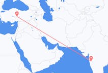 Flyreiser fra Pune, India til Kayseri, Tyrkia