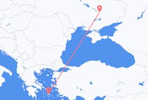 Fly fra Dnipro til Naxos
