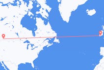 Flyg från Lethbridge, Kanada till Cork, Irland