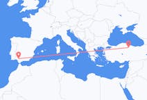 Flights from Amasya, Turkey to Seville, Spain