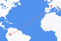 Flyreiser fra Iquitos, Peru til Carcassonne, Frankrike