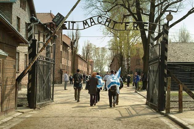 Auschwitz-Birkenaun museo ja muistomerkkiopastettu kierros Krakovasta