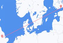 Flyg från Nottingham, England till Helsingfors, England