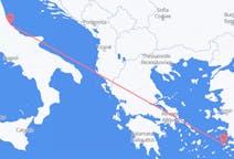 Flights from Kalymnos, Greece to Pescara, Italy