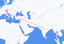 Flyreiser fra Bangkok, til Venezia