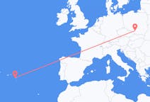 Flyg från Ponta Delgada till Katowice
