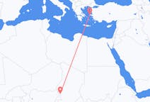 Flyrejser fra N Djamena til Chios