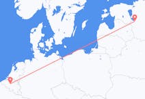Flyg från Pskov till Brysselregionen