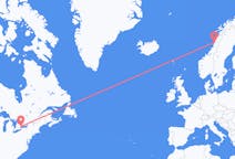 Flyreiser fra Toronto, til Sandnessjøen